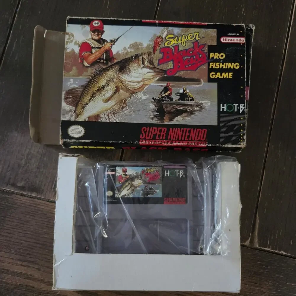 SNES Super Black Bass Game CIB